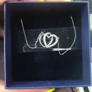 Swarovski crystal heart necklace!